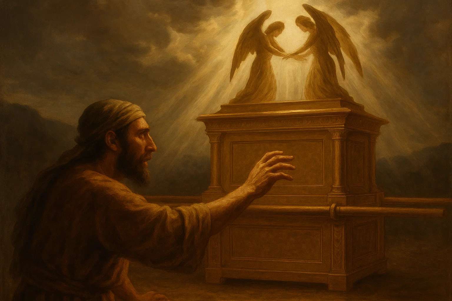 Uzzah Reaches Out to Touch the Ark