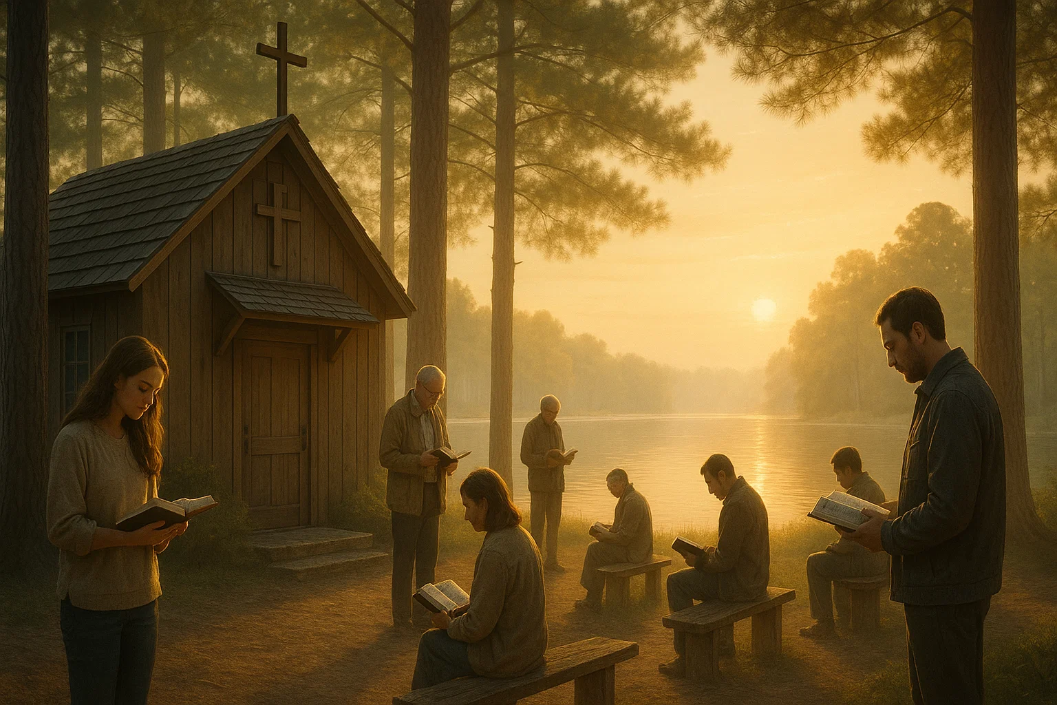 lakeside chapel during the Maranatha Bible & Missionary Conference