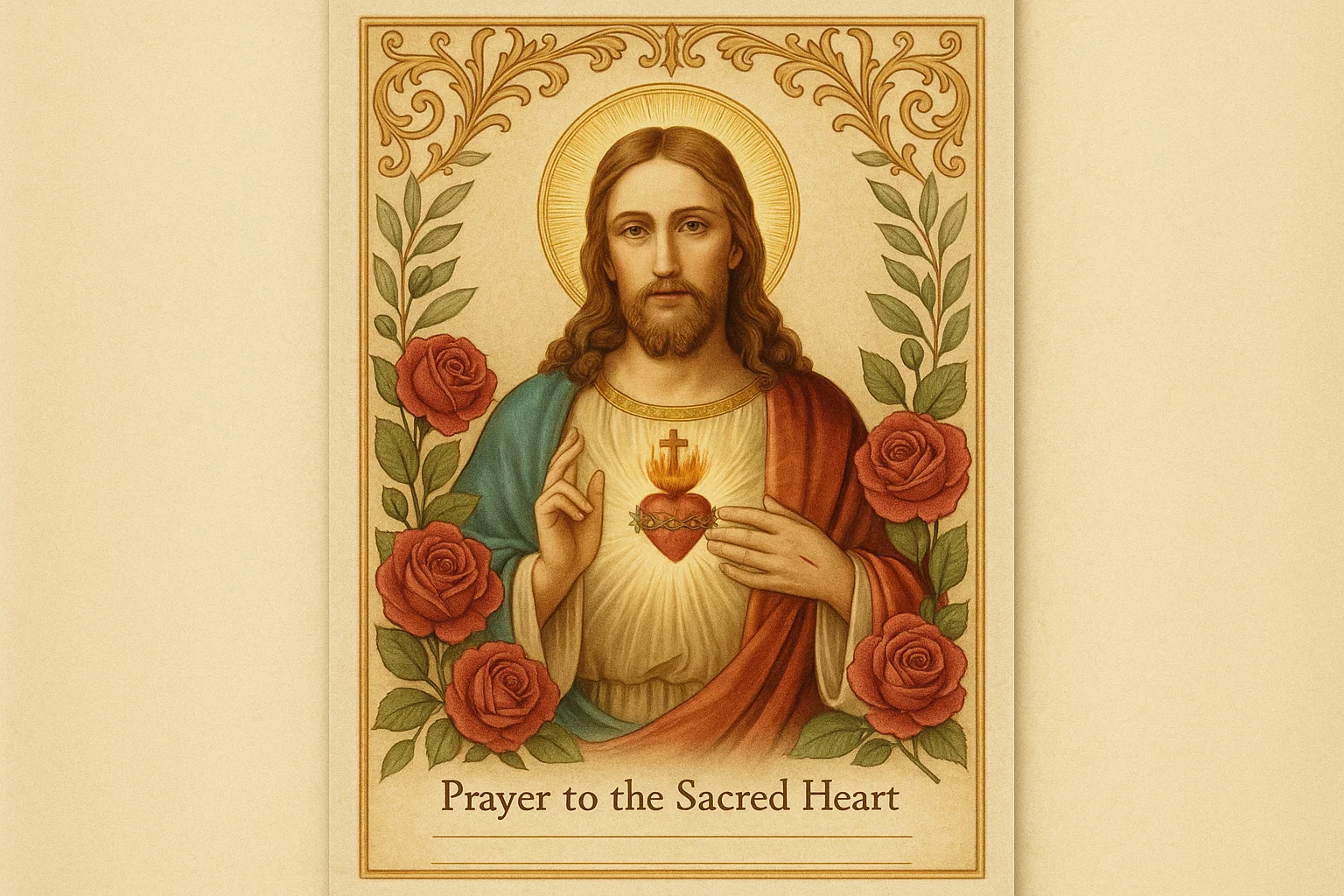 Printable Sacred Heart of Jesus Devotional 