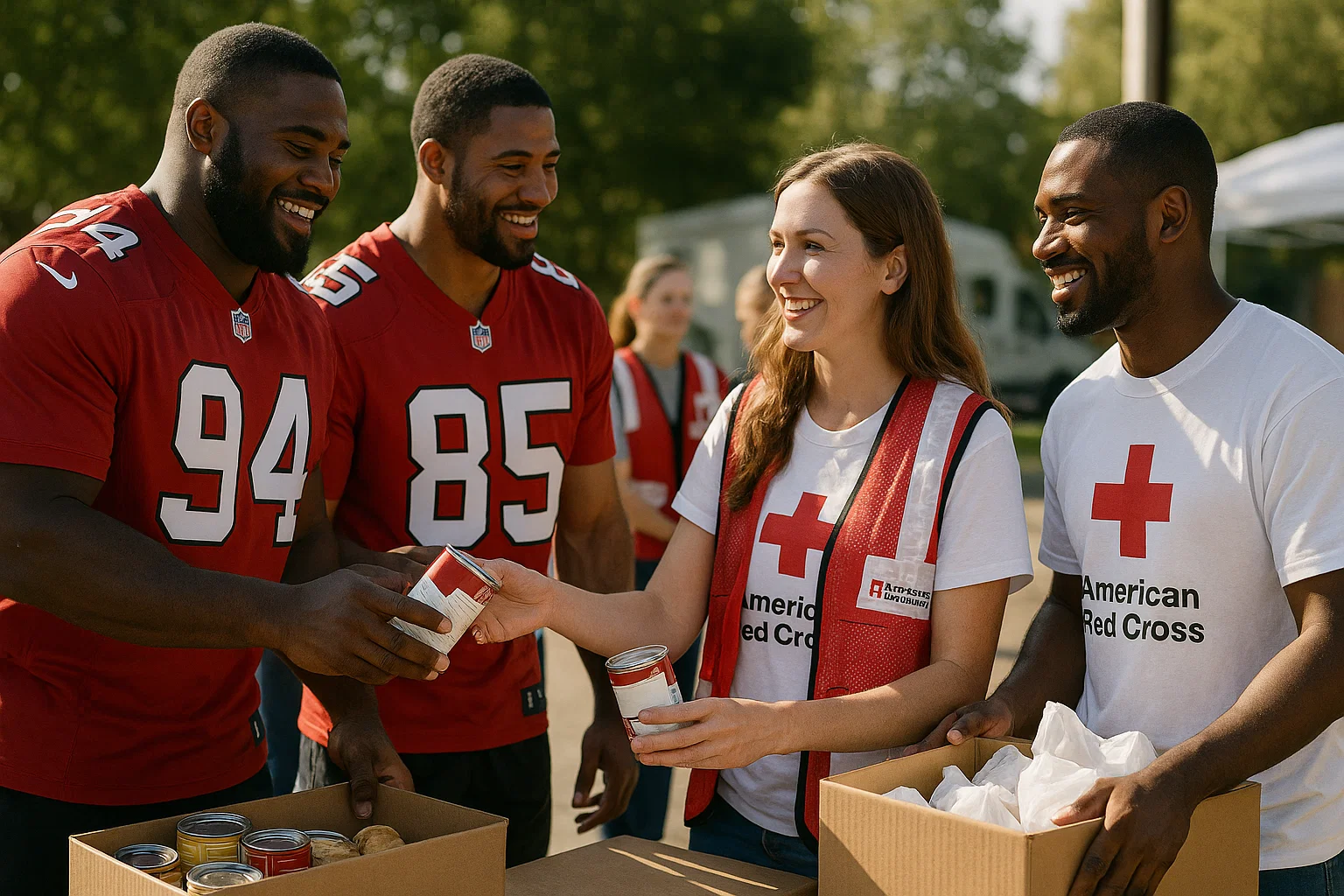 Faith and Service The Red Cross and NFL Partnership